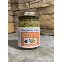 Tapenade olive vertes, clémentines et noisettes 100g